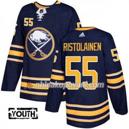 Buffalo Sabres Dresy Rasmus Ristolainen 55 Adidas 2017-2018 Modrá Authentic - Dětské